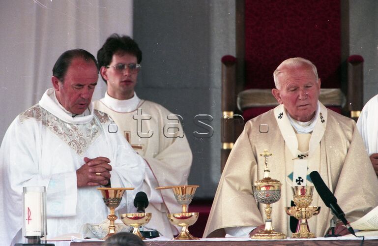 Ján Pavol II. na Mariánskej púti v Levoči